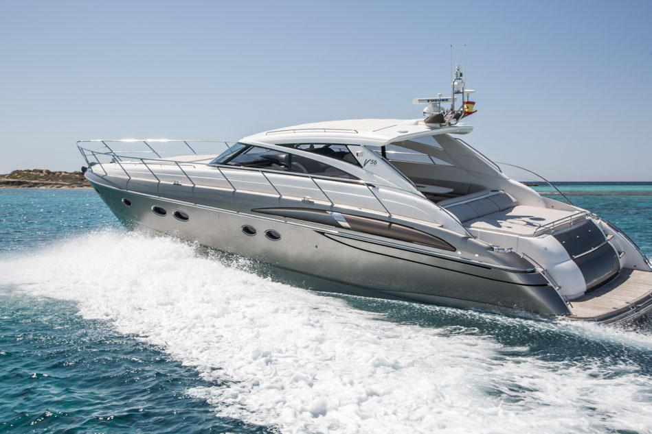 rent boat Princess V58 ibiza